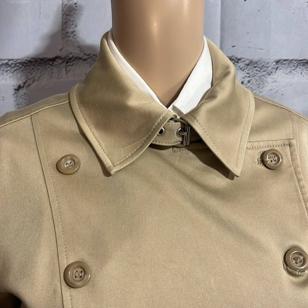 BEAUTIFUL NWOT Express Tailored Trench Coat SZ 4 - Picture 3 of 11